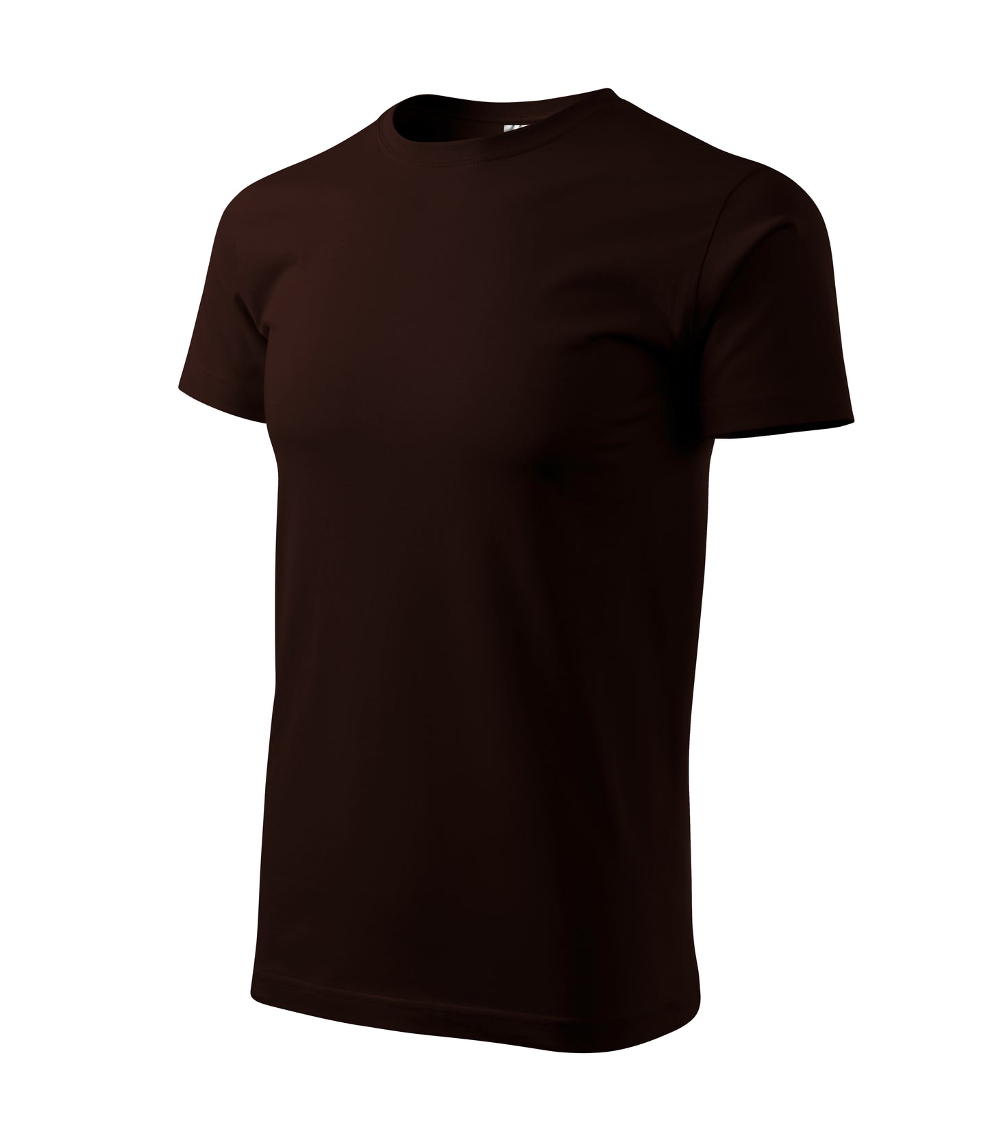 Ein Rundhals Unisex Malfini Heavy New T-Shirt in der Farbe Kaffee