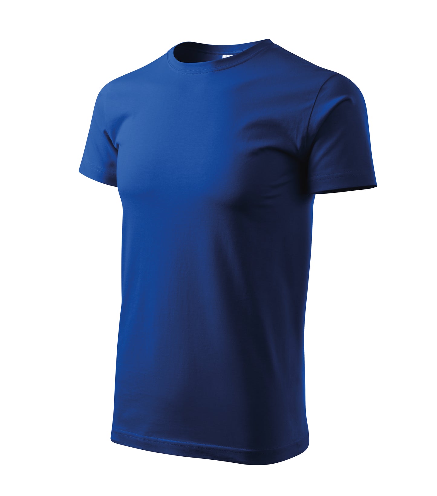 Ein Rundhals Unisex Malfini Heavy New T-Shirt in der Farbe Königsblau