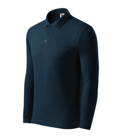 Herren Langarm Poloshirt | Pique Polo