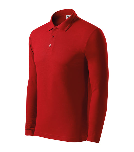 Herren Langarm Poloshirt | Pique Polo