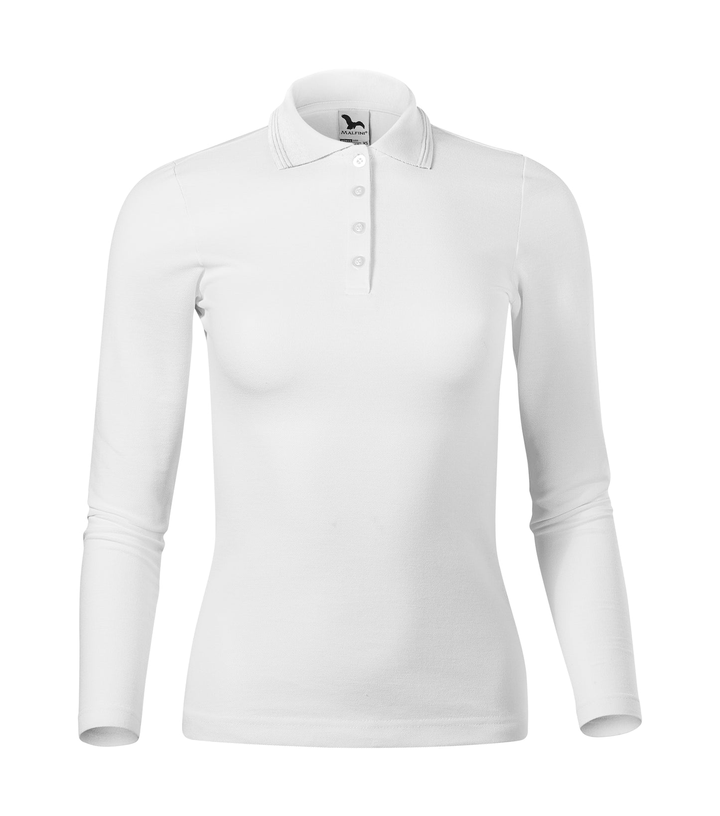 Damen Langarm Poloshirt | Pique Polo