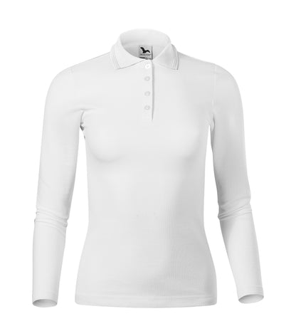 Damen Langarm Poloshirt | Pique Polo