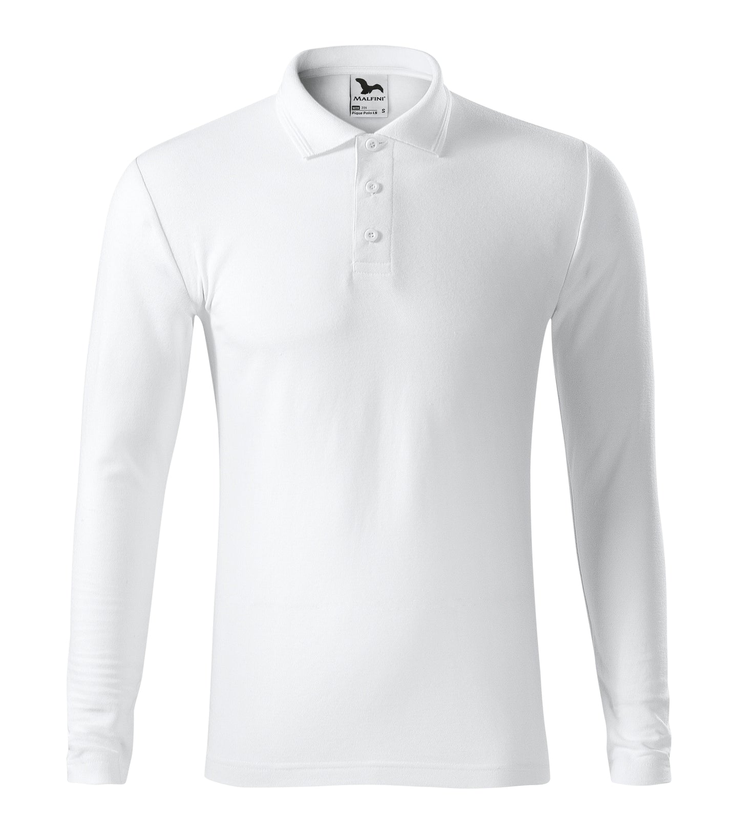 Herren Langarm Poloshirt | Pique Polo