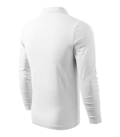 Herren Langarm Poloshirt | Single Jersey